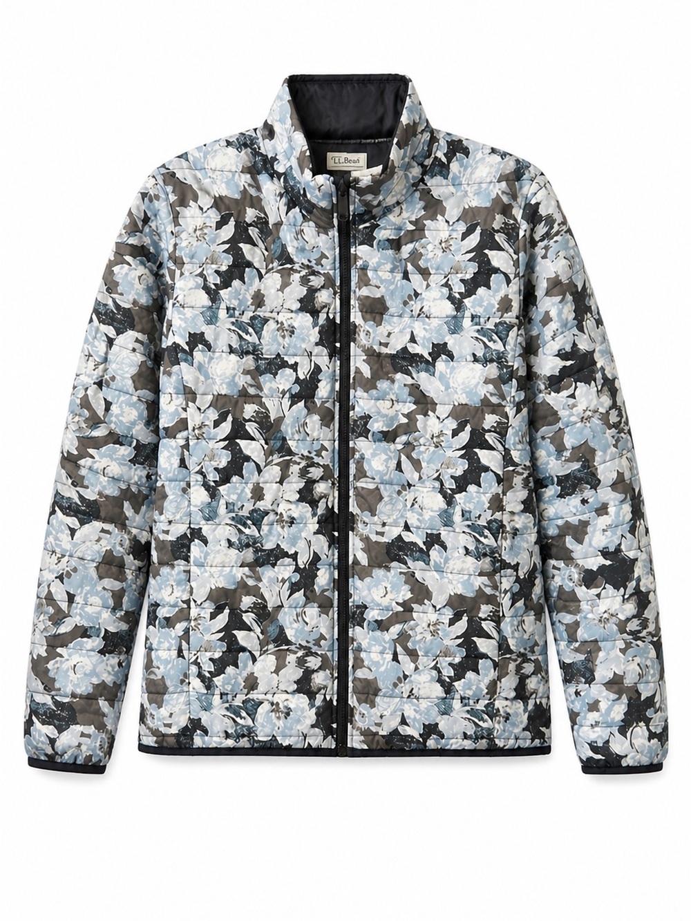 Vera‎ Bradley Reversible Puffer Jacket Coat Textured Garden Blue Size XL